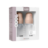 BIBS Babyflaske rund silikon 150 ml Slow Flow Blush - 2 stk.