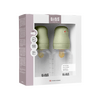 BIBS Babyflaske Rund Latex 150 ml Slow Flow Sage - 2 stk.