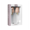 BIBS Babyflaske Rund Latex 270 ml Medium Flow Blush - 2 stk.