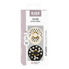 BIBS Pacifier Studio Colour Latex Polka Str. 1 Ivory/Black - 2 stk.