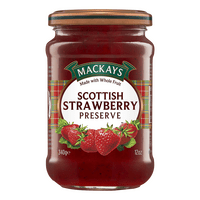 MACKAYS Skotsk Jordbærsyltetøy - 340 g.