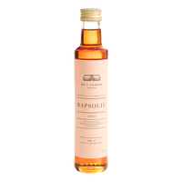 DE 5 GAARDE Dansk kaldpresset rapsolje, chilismak - 250 ml.