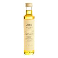DE 5 GAARDE Dansk kaldpresset rapsolje , sitronsmak - 250 ml.