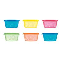 Nûby Snack Bowl Sett - 6 stk.