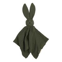Oh, Poppy! Leia the Bunny Muslin Koseklut Forest Green - 1 stk.