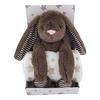Carlo Baby Fleece-teppe Beige stjerne og bamse mørk brun kanin - 1 stk.