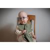 Oh Poppy! Juno Bibs Forest Green/Linen Beige - 2 stk.
