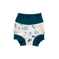 Filibabba Bleiebadebukser 1-2 år Lucca - Christian's Whale Tales - 1 stk.