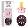 BIBS Boheme Latex Str. 2 Baby Pink/Plum - 2 stk.