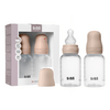 BIBS Baby Bottle Round Silicone 150 ml Slow Flow Blush - 2 stk.