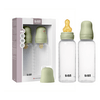 BIBS Babyflaske Rund Latex 270 ml Medium Flow Sage - 2 stk.