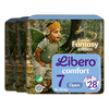 Libero Comfort 7 Åpen Bleie - 3 x 28 stk.