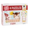Barbo Classic Pipes and Foals Puzzle - Bondegård - 1 stk.