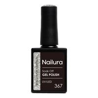 Nailura Gel Polish 367 - Steel Gray Sparkle - 10 ml.