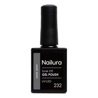 Nailura Gel Polish 232 - Dark Grey - 10 ml.