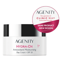 AGENITY Hydra-OX 1° Antioxidant Moisturizing Face Cream for Day SPF20 - 50 ml.
