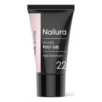 Nailura Poly Gel 22 - Pearl Glitter - 30 g.
