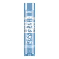 Dr. Bronner's Organic Lip Balm Unscented - 4 g.