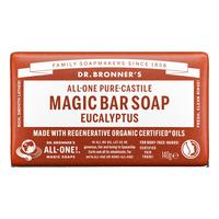 Dr. Bronner's Magic Bar Soap Eucalyptus - 140 g.