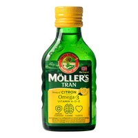 Møller's Tran Omega-3 Sitronsmak - 150 ml.