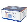 BD Micro Fine + insulinsprøyte, 1 ml - 100 stk