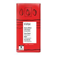 Vivani mørk marsipan amaretto sjokolade Ø - 100 g
