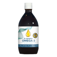 Dr. Baddaky Omega-3 til hund, katt og hest - 500 ml