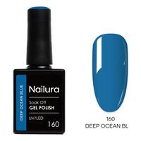 Nailura Gel Polish 160 - Deep Ocean Blue - 10 ml.