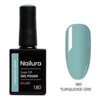 Nailura Gel Polish 180 - Turquoise Green - 10 ml.
