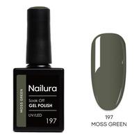 Nailura Gel Polish 197 - Moss Green - 10 ml.