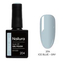 Nailura Gel Polish 204 - Ice Blue Gray - 10 ml.