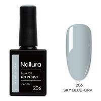 Nailura Gel Polish 206 - Sky Blue Gray - 10 ml.