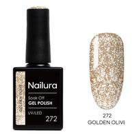 Nailura Gel Polish 272 - Golden Olive - 10 ml.
