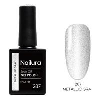 Nailura Gel Polish 287 - Metallic Gray - 10 ml.