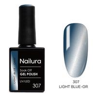 Nailura Gel Polish 307 - Light Blue Gray - 10 ml.