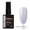 Nailura Gel Polish 336 - Silver Infused Lavender Shine - 10 ml.