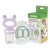 Haakaa Freeze-N-Feed Mini Combo – Lavender Feeder + Pea Green Tray – 1 stk.