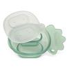 Haakaa Freeze-N-Feed Mini Combo – Lavender Feeder + Pea Green Tray – 1 stk.