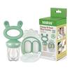 Haakaa Freeze-N-Feed Mini Combo – Pea Green Feeder + Pea Green Tray – 1 stk.