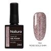 Nailura Gel Polish 344 - Rose Gold Shimmer - 10 ml.