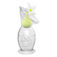 Haakaa Gen. 2 Silicone Breast Pump & Flower Stopper White - 1 sett.