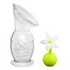 Haakaa Gen. 2 Silicone Breast Pump & Flower Stopper White - 1 sett.