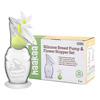 Haakaa Gen. 2 Silicone Breast Pump & Flower Stopper White - 1 sett.