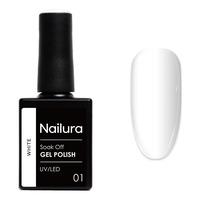 Nailura Gel Polish 01 - White - 10 ml.