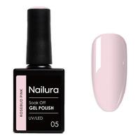 Nailura Gel Polish 05 - Rosebud Pink - 10 ml.