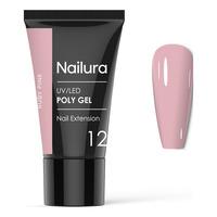 Nailura Poly Gel 12 - Ruby Pink - 30 g.