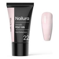 Nailura Poly Gel 22 - Pearl Glitter - 30 g.