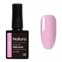 Nailura Fiber Base 08 - Fuchsia - 10 ml.