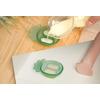 Haakaa Freeze-N-Feed Mini Combo – Pea Green Feeder + Pea Green Tray – 1 stk.