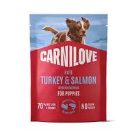 Carnilove Pouch Pate til valp m. laks & blåbær - 300 g